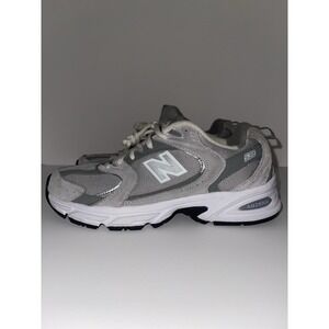 New Balance Gray and White Athletic Shoes